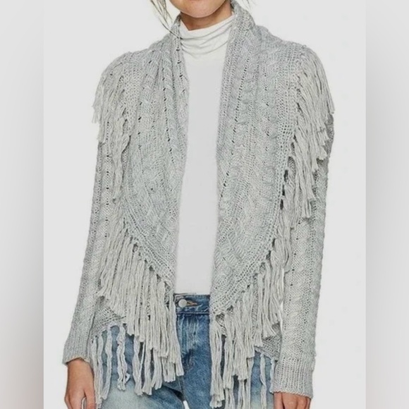 BB Dakota - KARLI CARDIGAN IN GREY - Picture 2 of 6